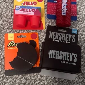 Hershey's and Jello Dog Toys 4pc Set